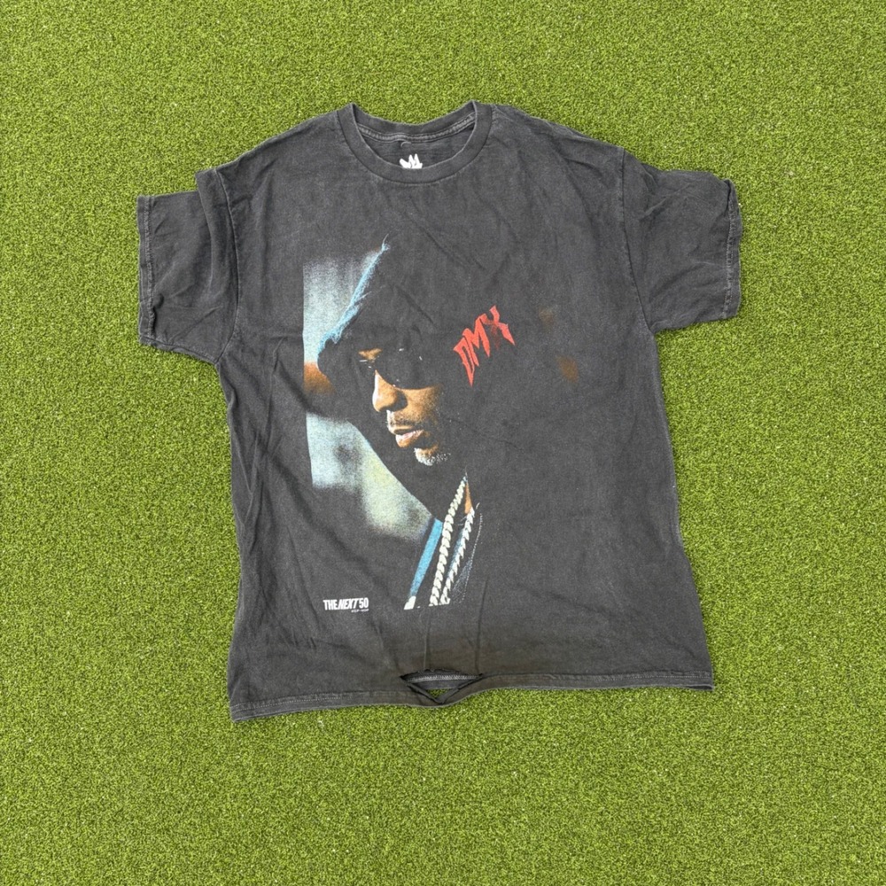 DMX Year of the Dog Again Graphic T-Shirt Mens Medium Black Hip Hop Rap Tee